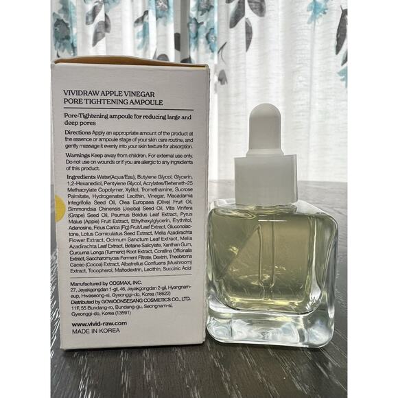 Vividraw Apple Vinegar Pore Tightening Ampoule Korean 1.35 fl oz 40ml New in Box - Picture 4 of 6